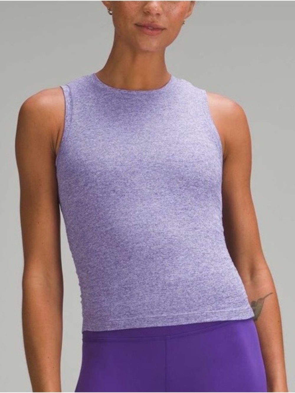 🌸Used LICENSE TO TRAIN  TANK TOP-EXCELLENT CONDITION-
Heathered Petrol Purple
